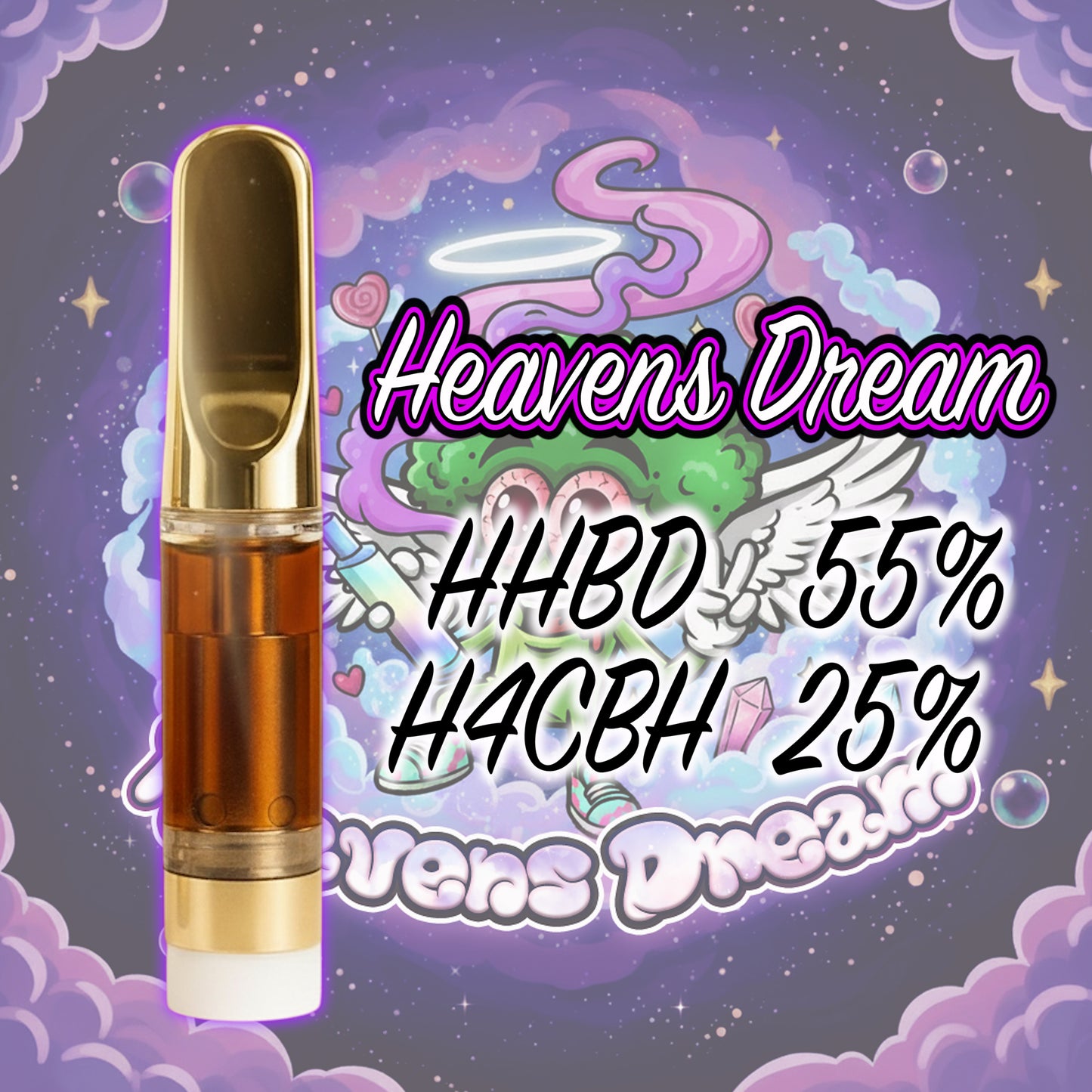 HHBD55% × H4CBH25%｜ー  Heavens Dream ー 1ml 【高体感】