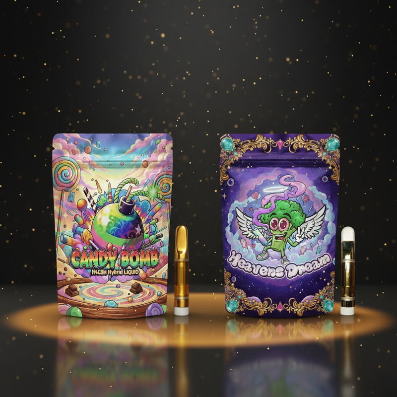 【超お得】人気リキッド2本セット　ヘブドリ1ml & キャンディボム 1ml