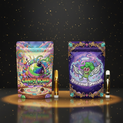 【超お得】人気リキッド2本セット　ヘブドリ1ml & キャンディボム 1ml